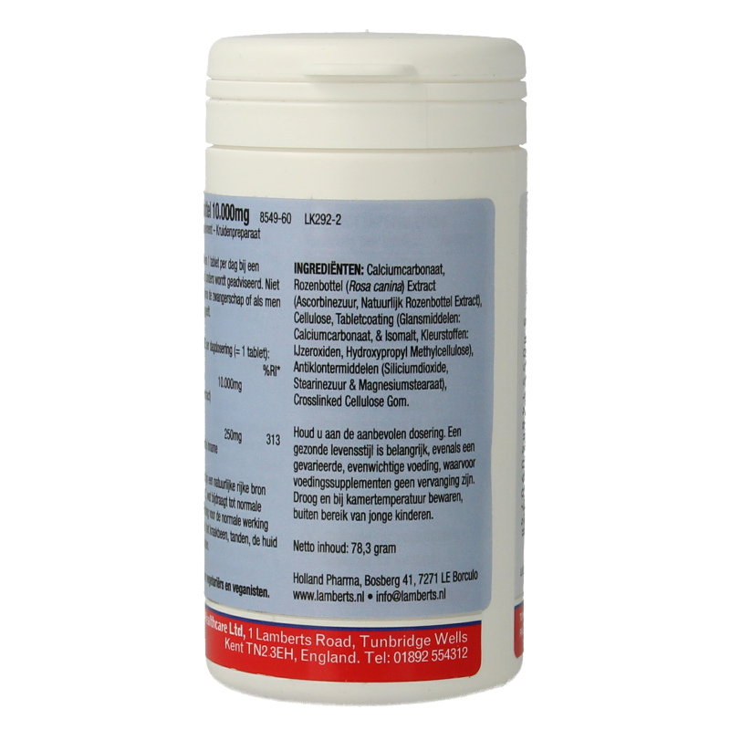 Lamberts Rozenbottel 10.000 mg 60 tabletten