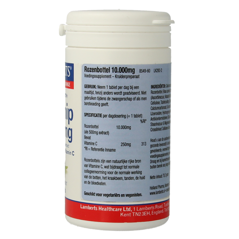 Lamberts Rozenbottel 10.000 mg 60 tabletten