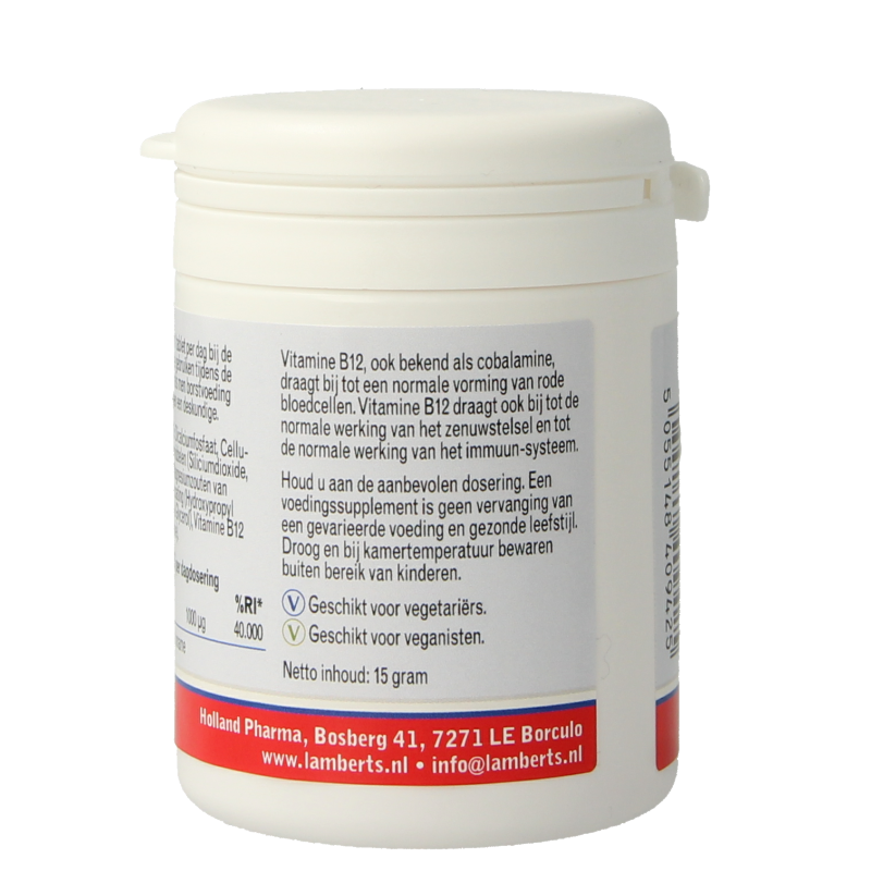 Lamberts Vitamine B12 methylcobalamine 1000 mcg 60 tabletten