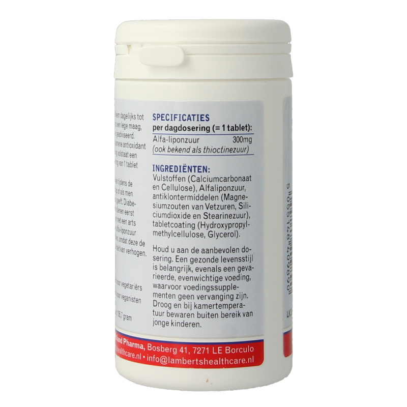 Lamberts Alfa liponzuur 300 mg 90 tabletten
