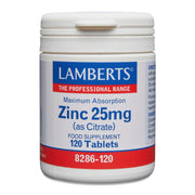 Lamberts Zink citraat 25 mg 120 tabletten
