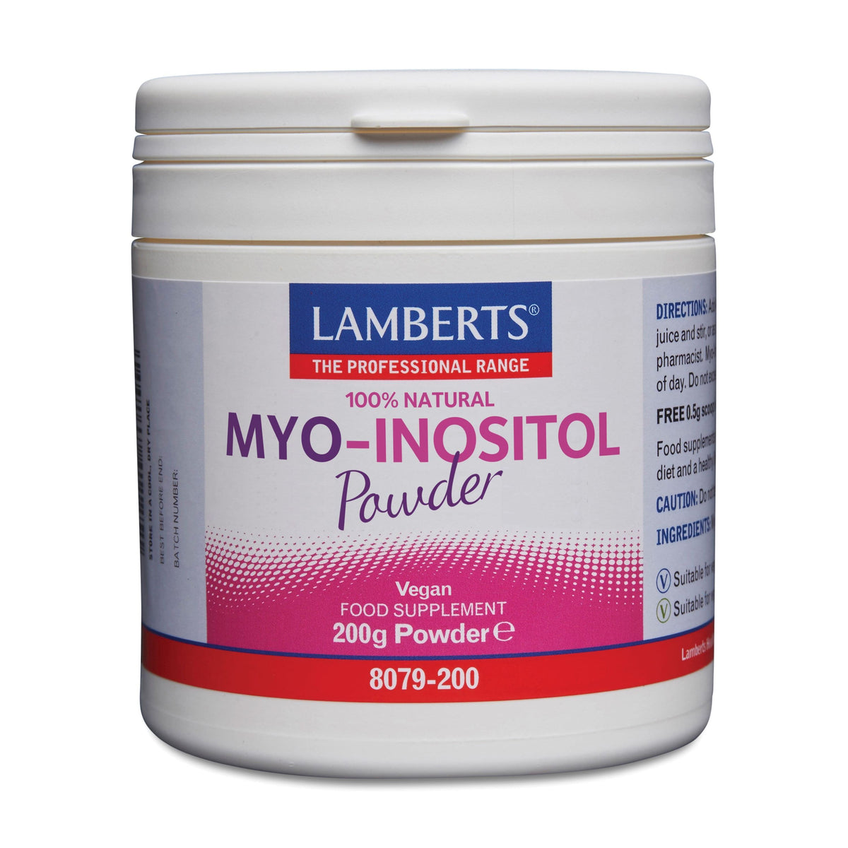 Lamberts Myo-inositol 200 gram