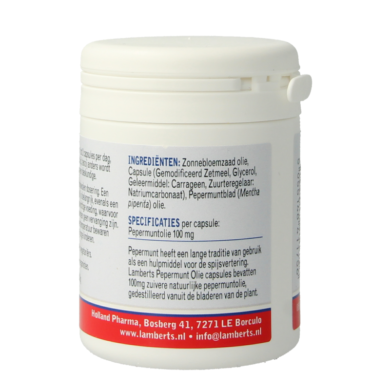 Lamberts Pepermuntolie 100 mg 90 vcaps