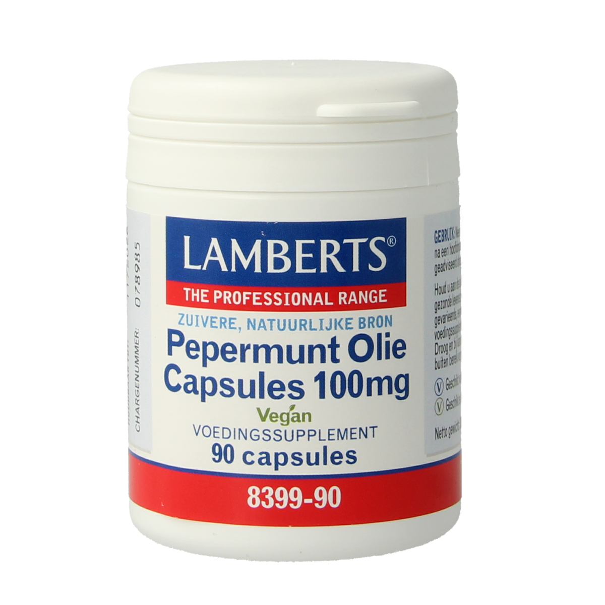 Lamberts Pepermuntolie 100 mg 90 vcaps