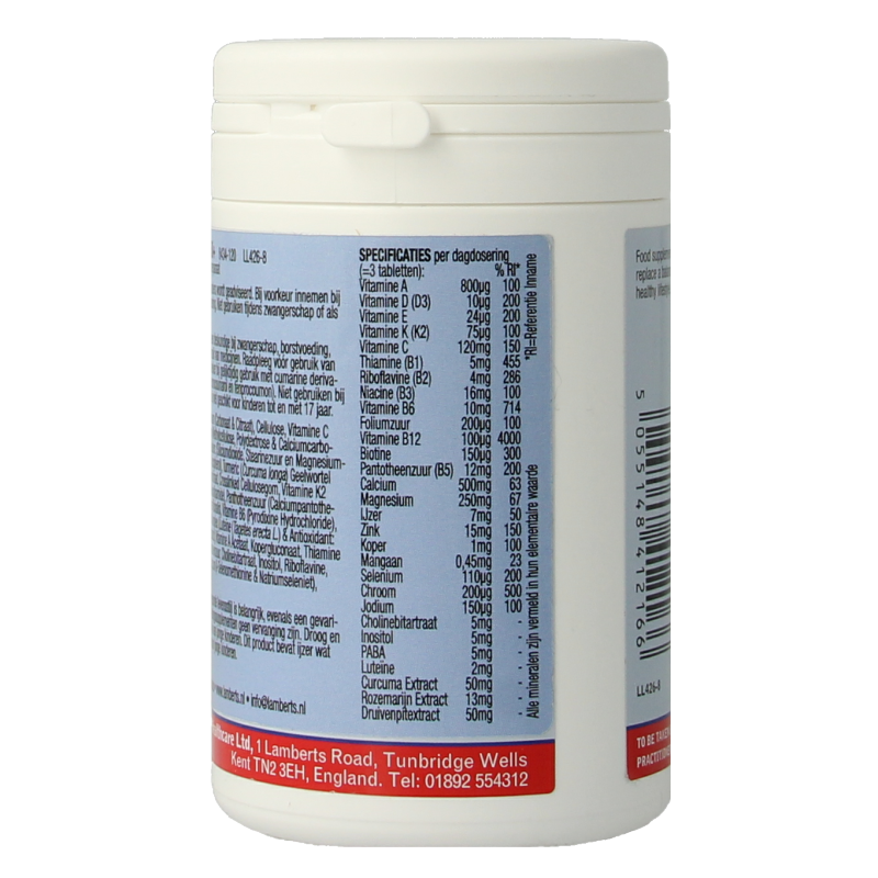 Lamberts Multi-guard osteo advance 50+ 120 tabletten