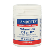 Lamberts Vitamine D3 25 mcg en K2 90 mcg 60 capsules