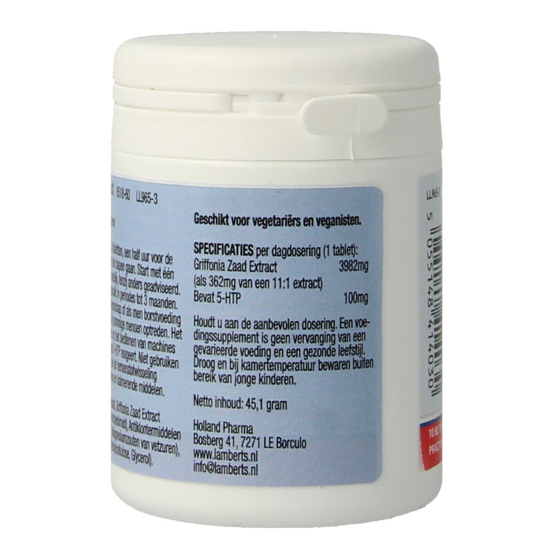 Lamberts Griffonia zaad extract 60 tabletten