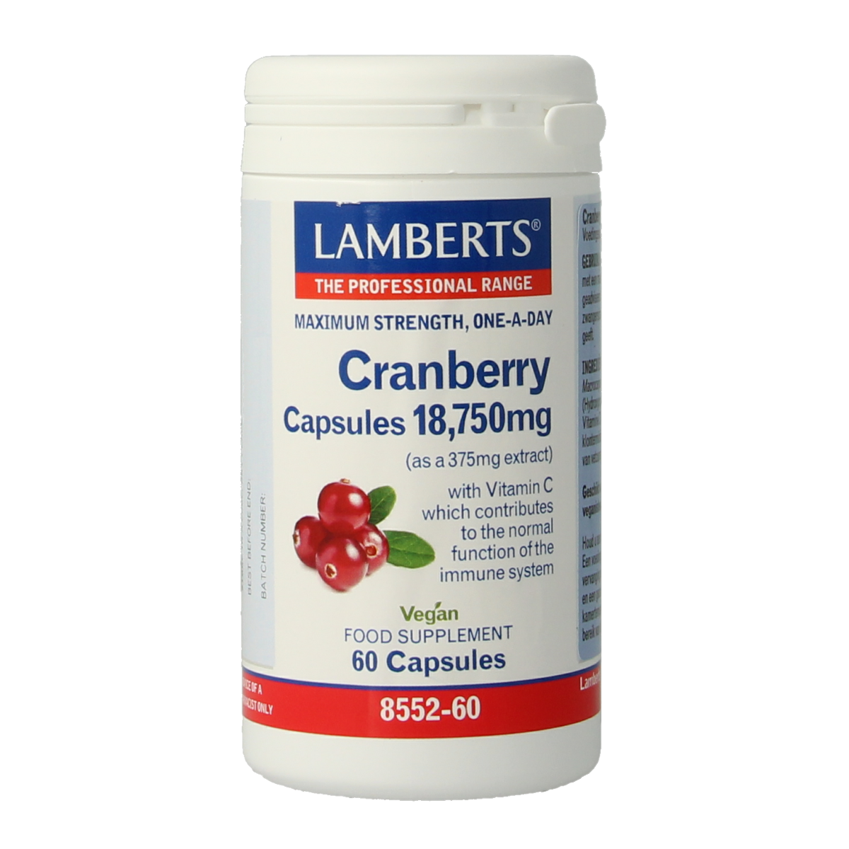 Lamberts Cranberry 60 capsules
