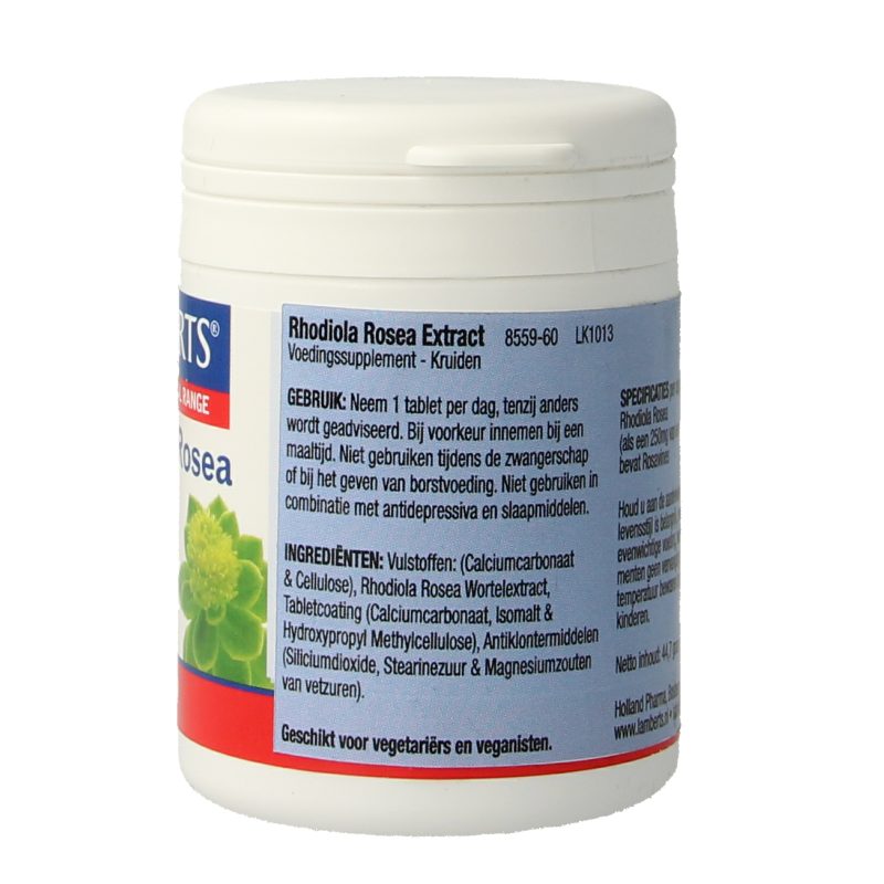 Lamberts Rhodiola rosea extract 60 tabletten