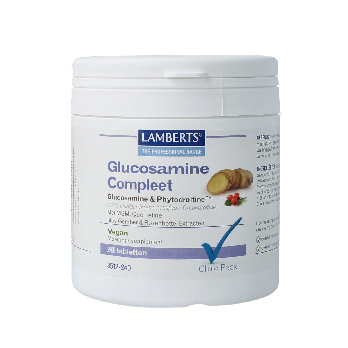 Lamberts Clinic Pack Glucosamine compleet 240 tabletten