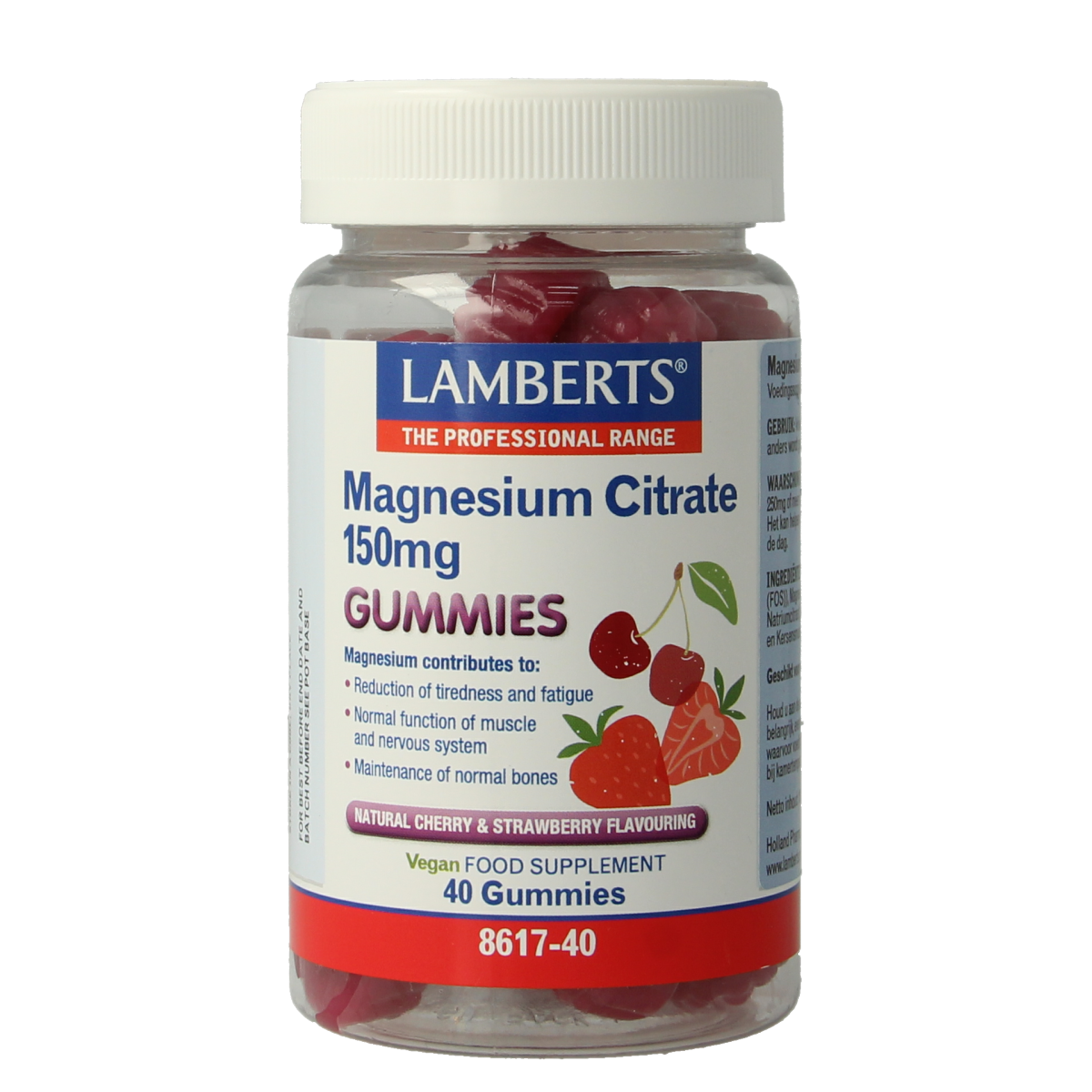 Lamberts Magnesium citraat 40 gummies