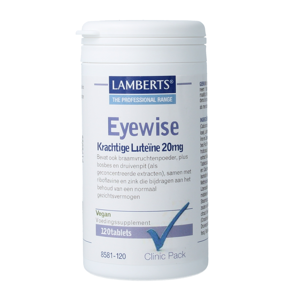 Lamberts Clinic Pack Eyewise Luteine 20 mg 120 tabletten