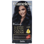 Cameleo crème Permanente Haarkleuring 2.0 Blauw Zwart 1 st