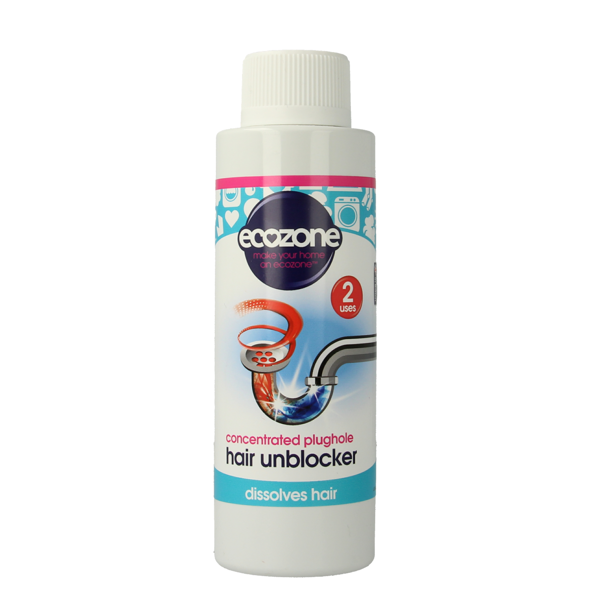 Ecozone Haaroplosser badkamerafvoer 0,3 liter