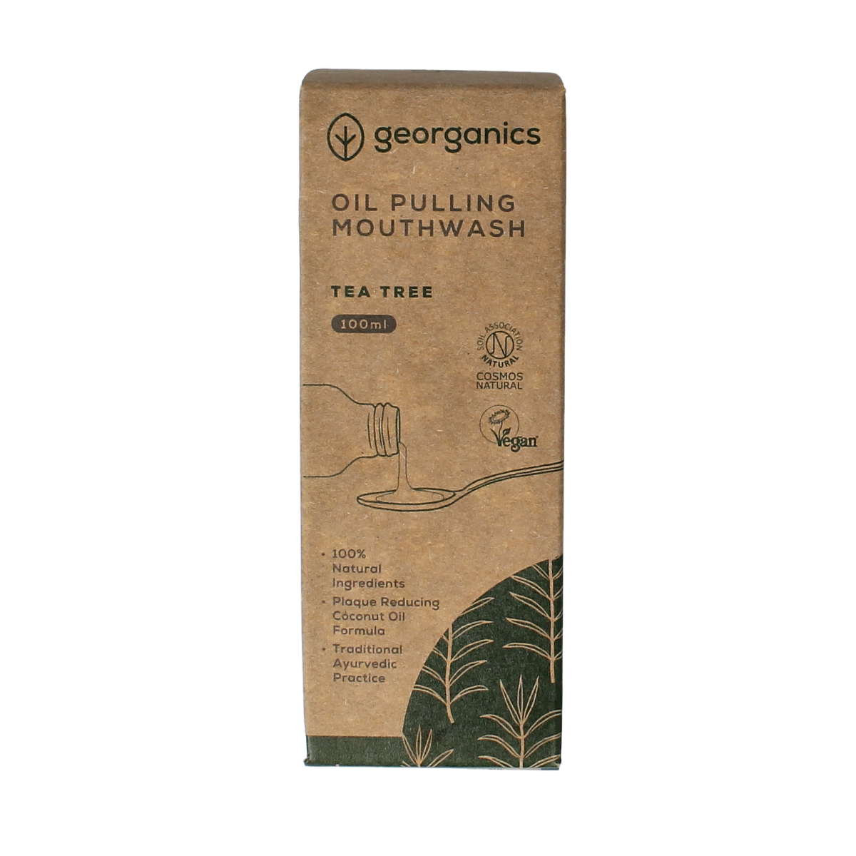 Georganics Oilpulling mouthwash tea tree 100 ml