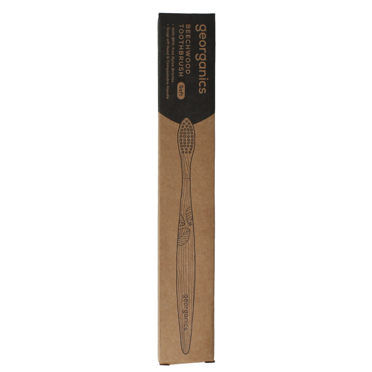Georganics Toothbrush soft beechwood
