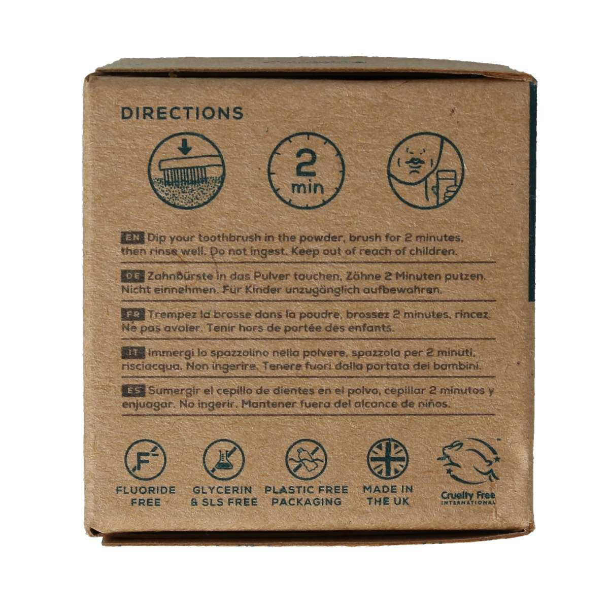 Georganics Mineral toothpaste powder english peppermint 60 ml