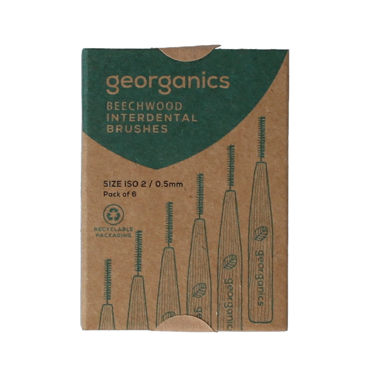 Georganics Interdental brush iso-2 beechwood