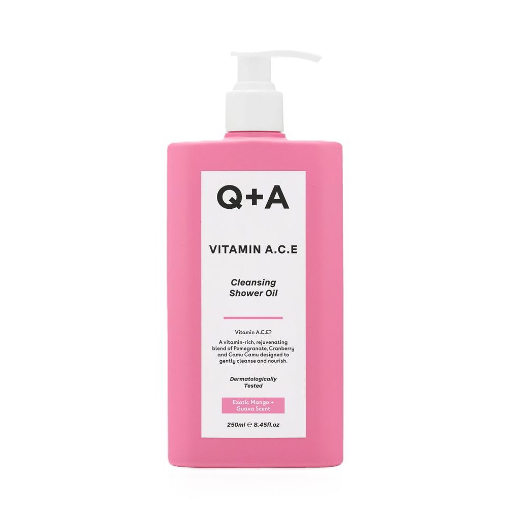 Q+A Vitamine A.C.E. Reinigende Douche Olie - Q+A