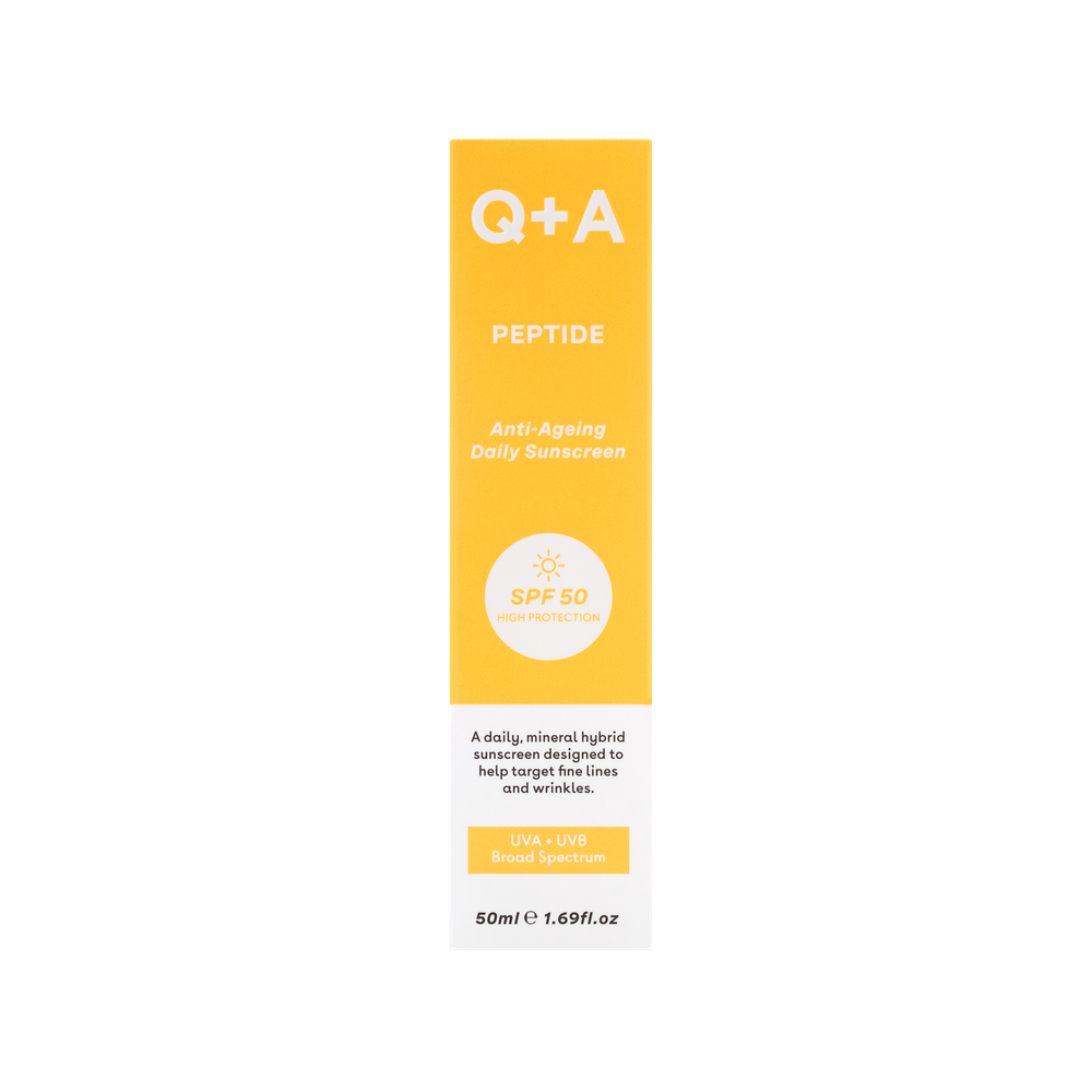 Q+A Peptide Anti-Ageing Zonnebrandcreme Spf 50 50 ml - Q+A