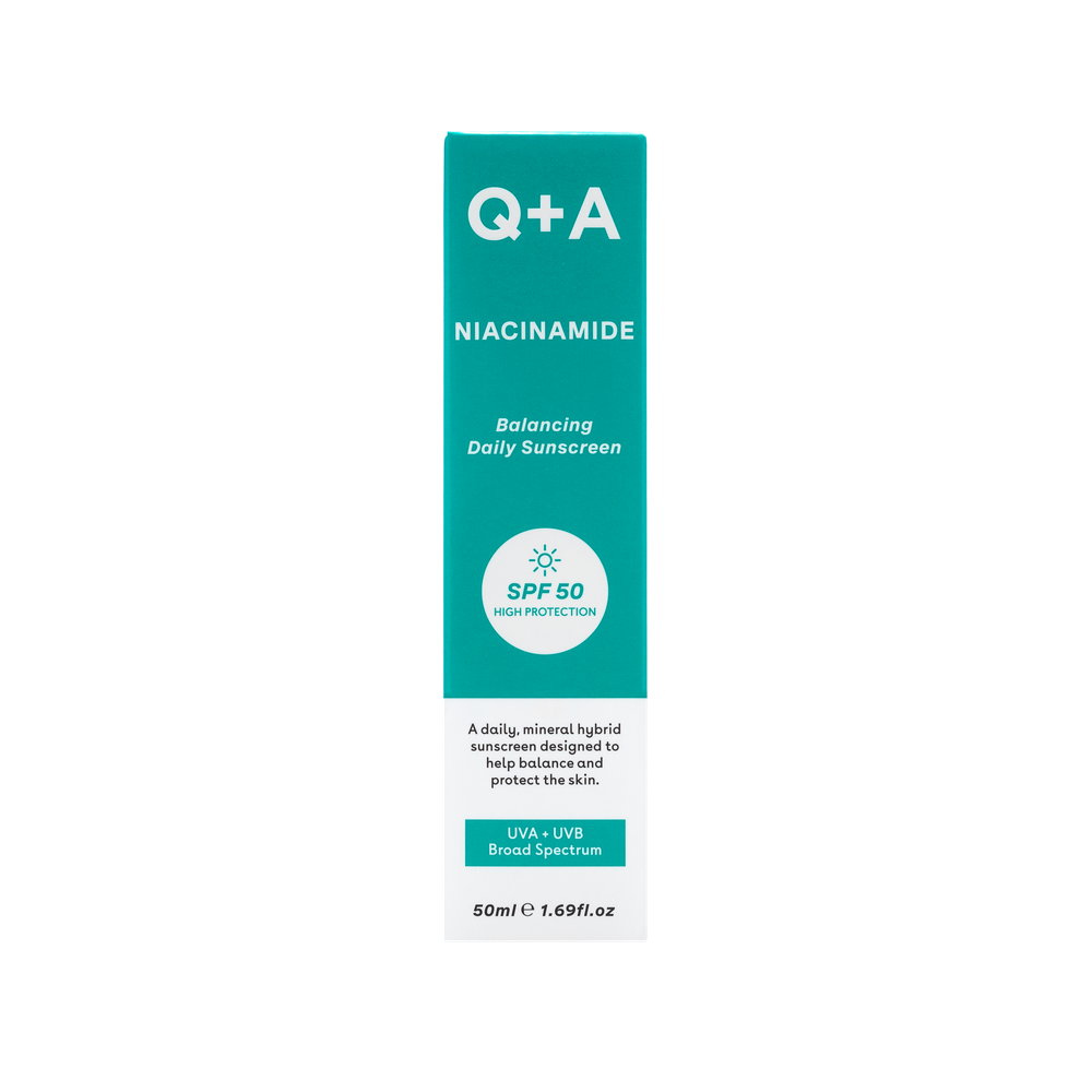 Q+A Niacinamide Balancerende Zonnebrandcreme Spf 50 50 ml - Q+A
