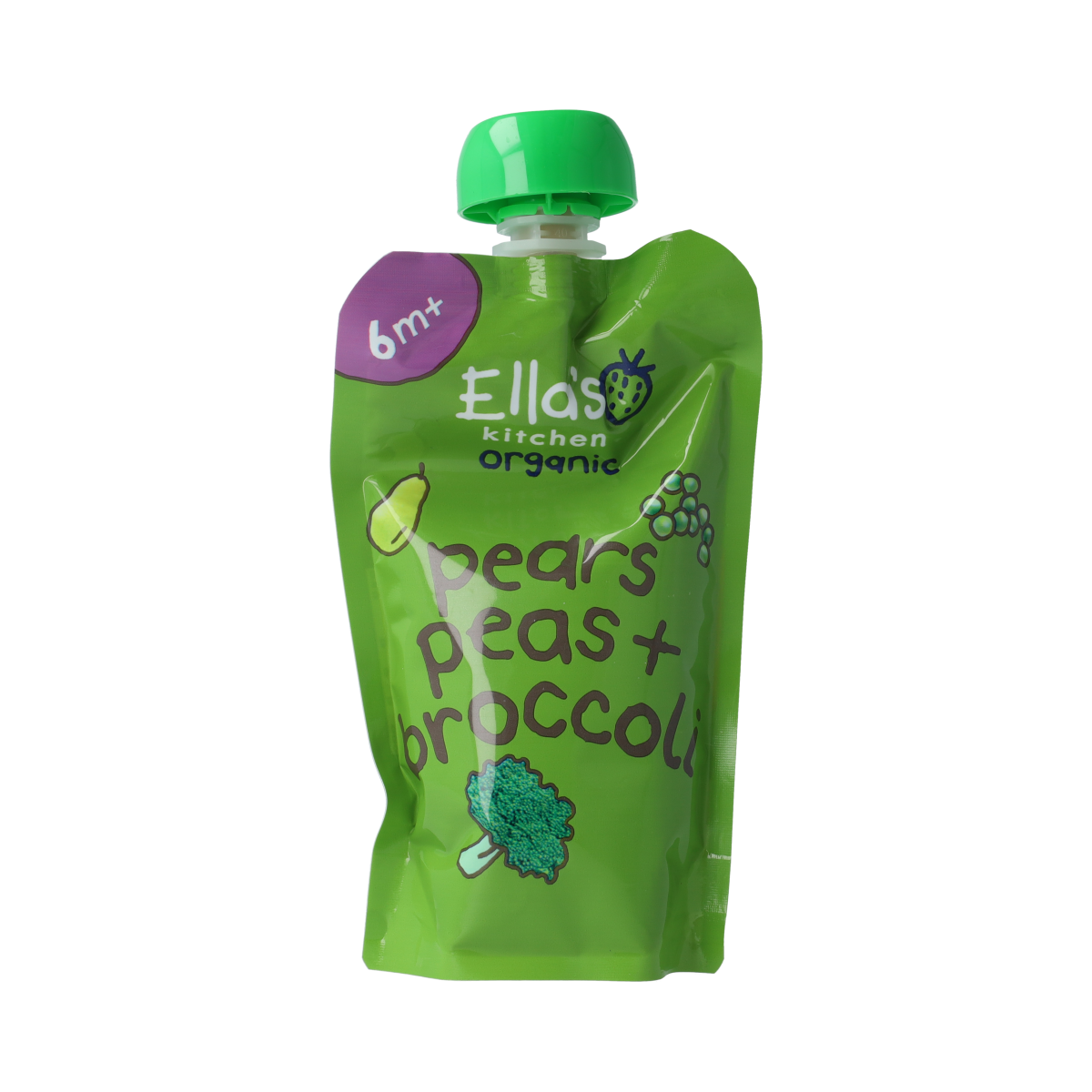 Ella's Kitchen Broccoli pears and peas 4+ maanden 120 gram