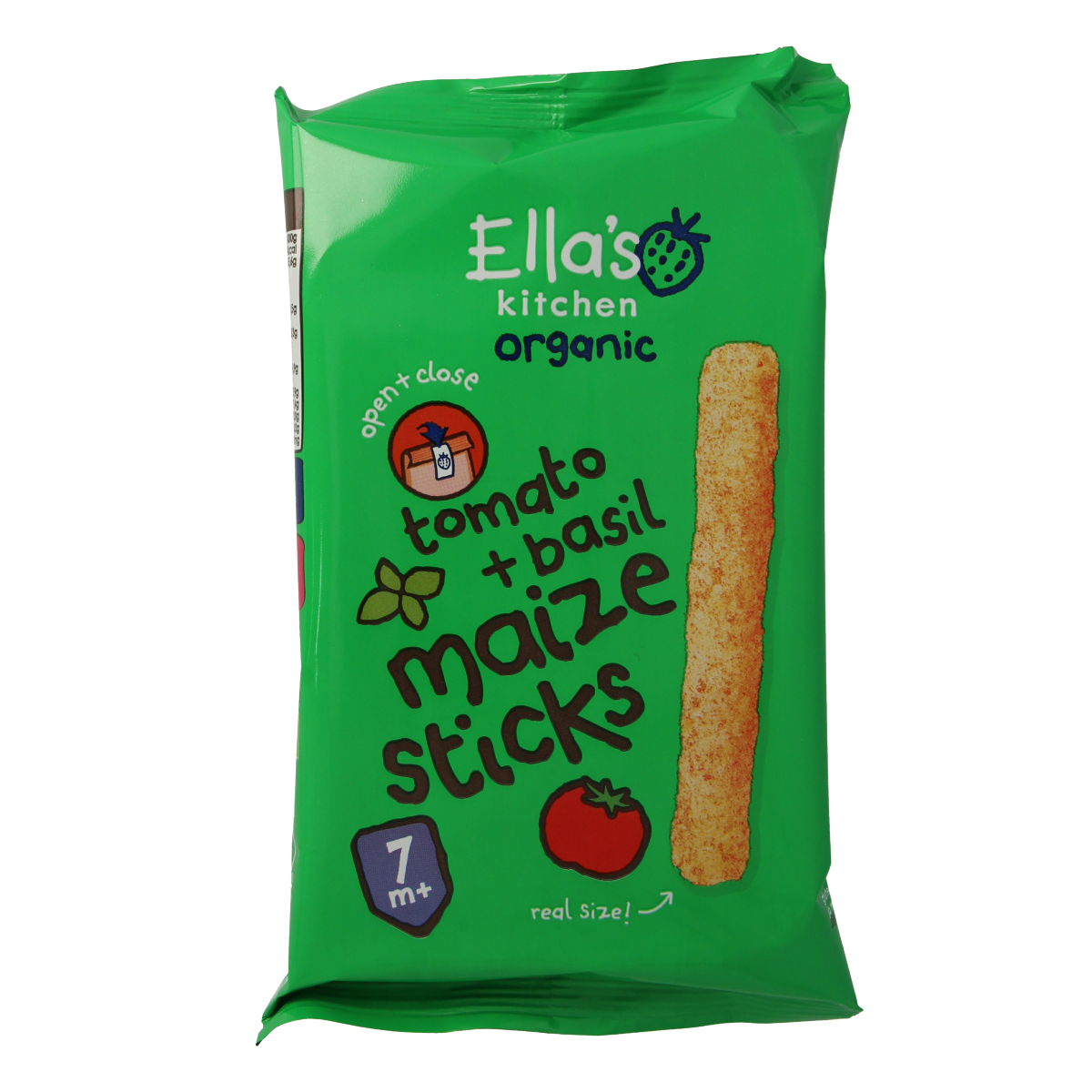 Ella's Kitchen Maize sticks tomato & basil 7m+ 16 gram