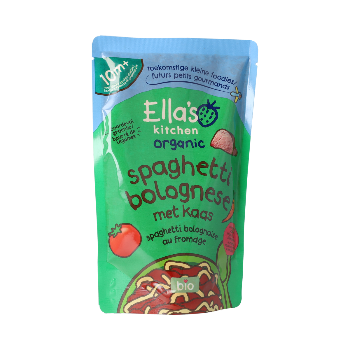 Ella's Kitchen Spaghetti bolognese met kaas 10+ maanden biologisch 190 gram