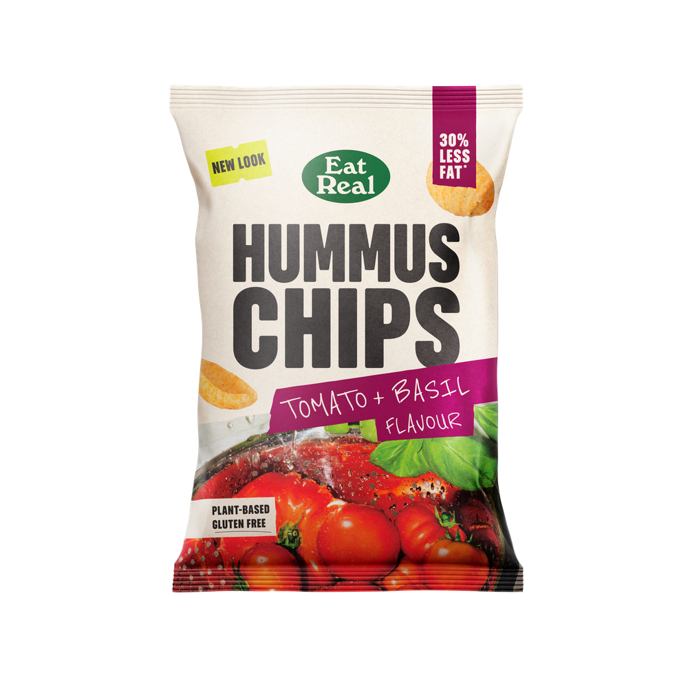 Eat Real Hummus Chips Tomato & Basil 110 gr