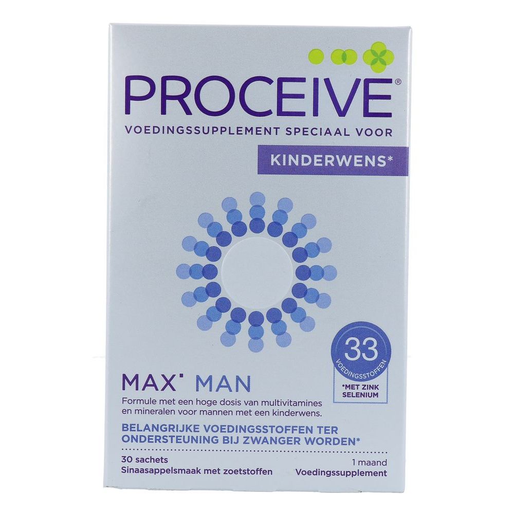 Proceive Kinderwens max man 30 sachets