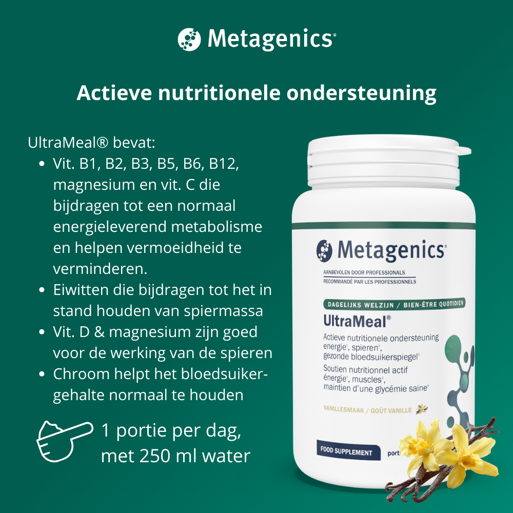 Metagenics Ultra meal vanille 630 gram