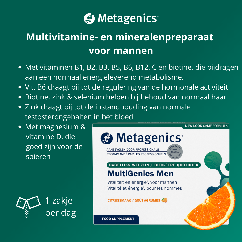 Metagenics Multigenics men 30 sachets
