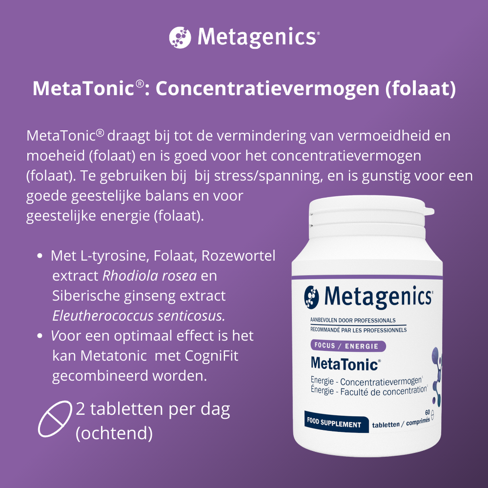 Metagenics Metatonic 60 tabletten