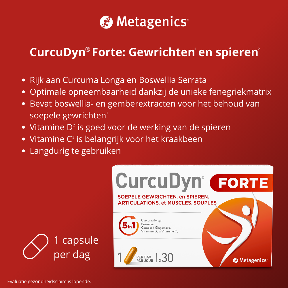 Metagenics Curcudyn forte NF (afbeelding 3)