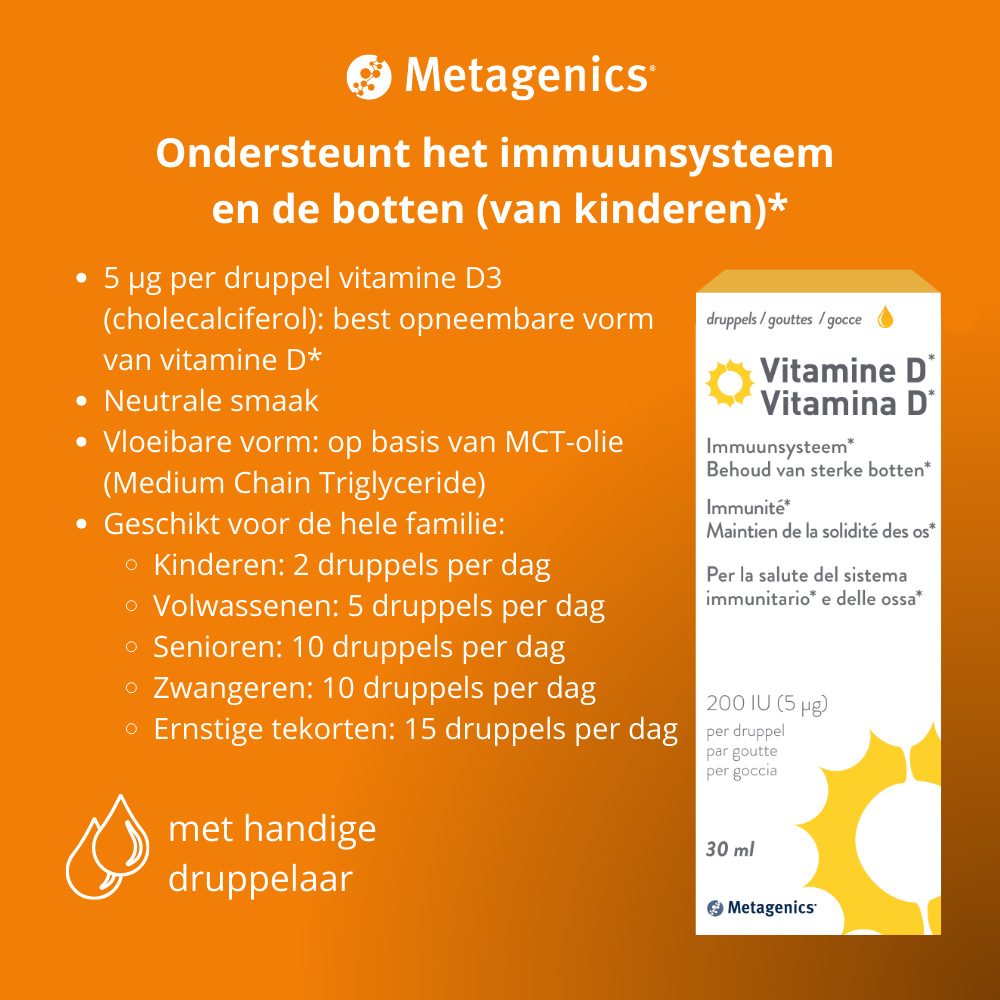 Metagenics Vitamine D liquid 30 ml