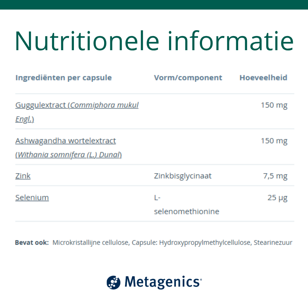 Metagenics Tirform 60 capsules (afbeelding 5)