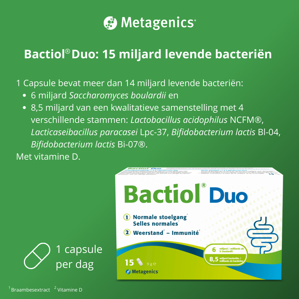 Metagenics Bactiol duo NF