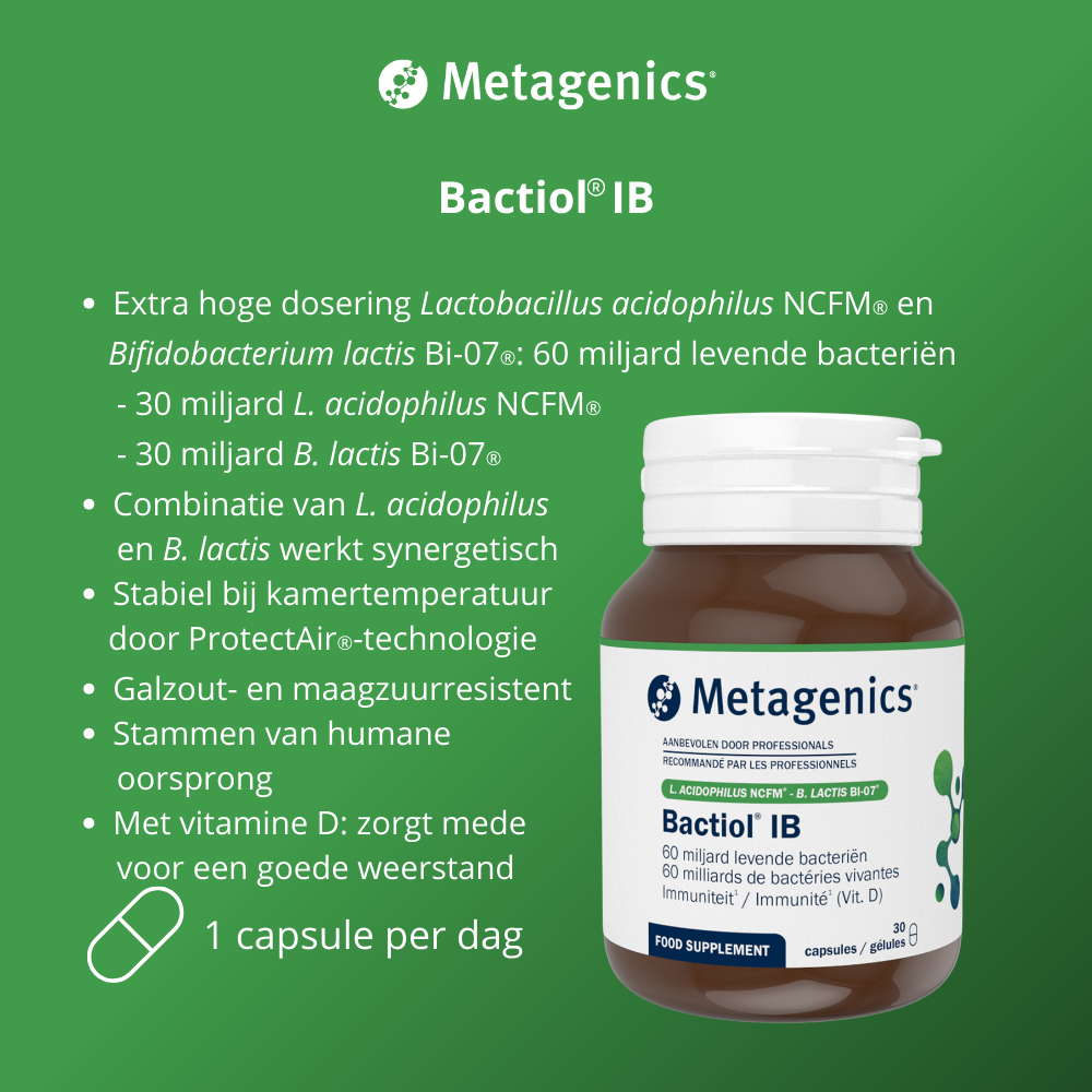 Metagenics Bactiol IB 30 capsules