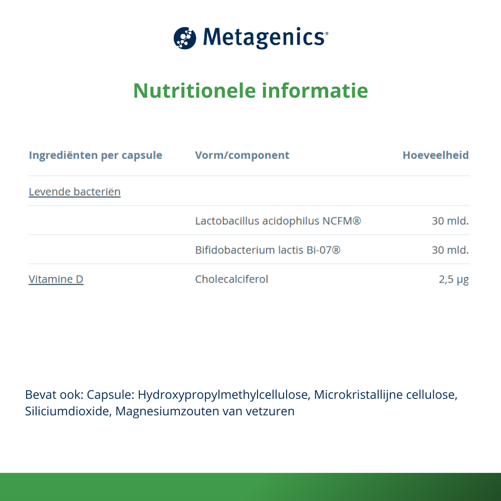 Metagenics Bactiol IB 30 capsules