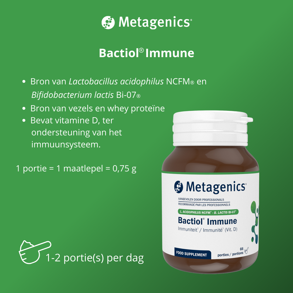 Metagenics Bactiol immune 66 porties 140 gram