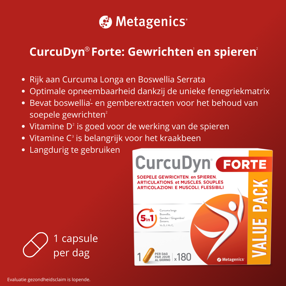 Metagenics Curcudyn forte 180 capsules
