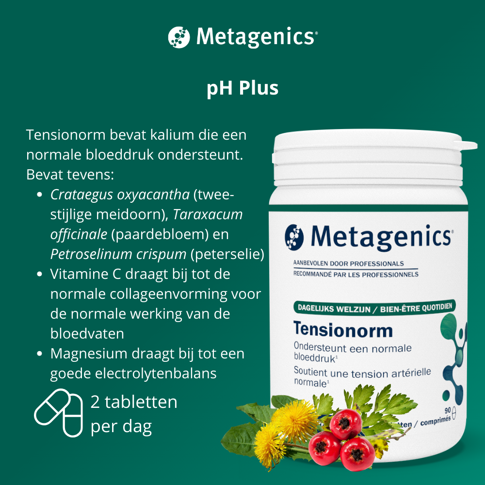 Metagenics Tensionorm nf 90 tabletten