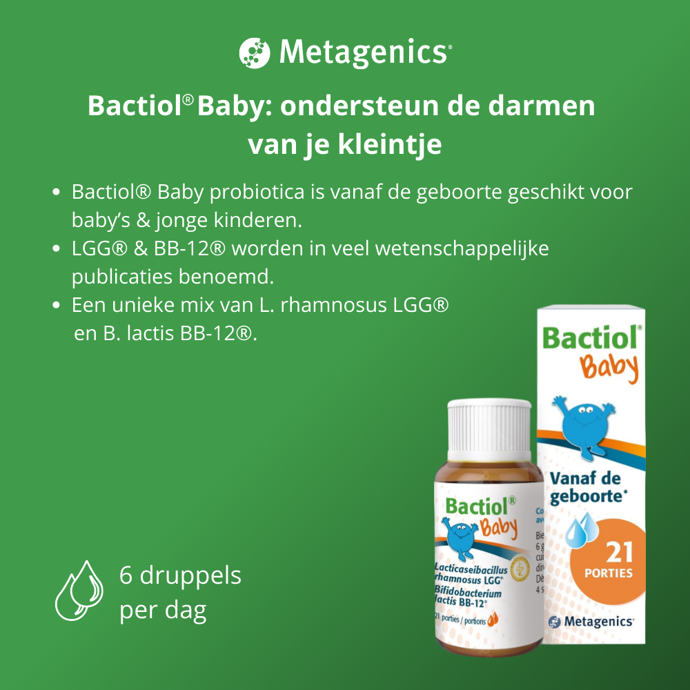 Metagenics Bactiol baby 21 porties 5,7 ml