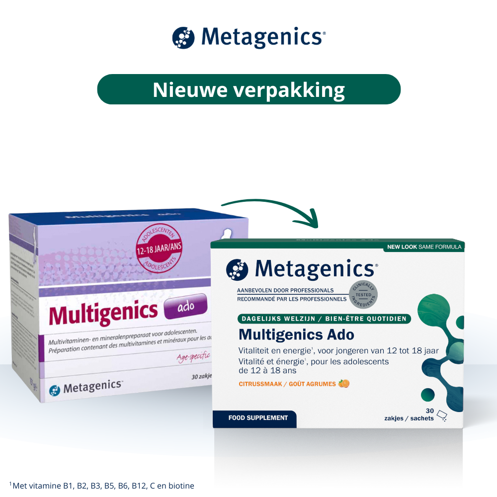 Metagenics Multigenics ado 30 sachets (afbeelding 2)