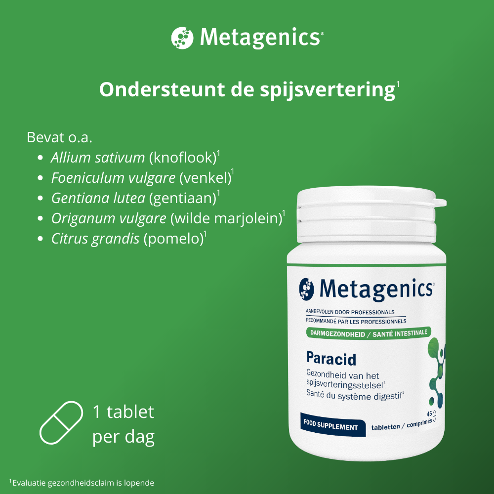 Metagenics Paracid 45 tabletten
