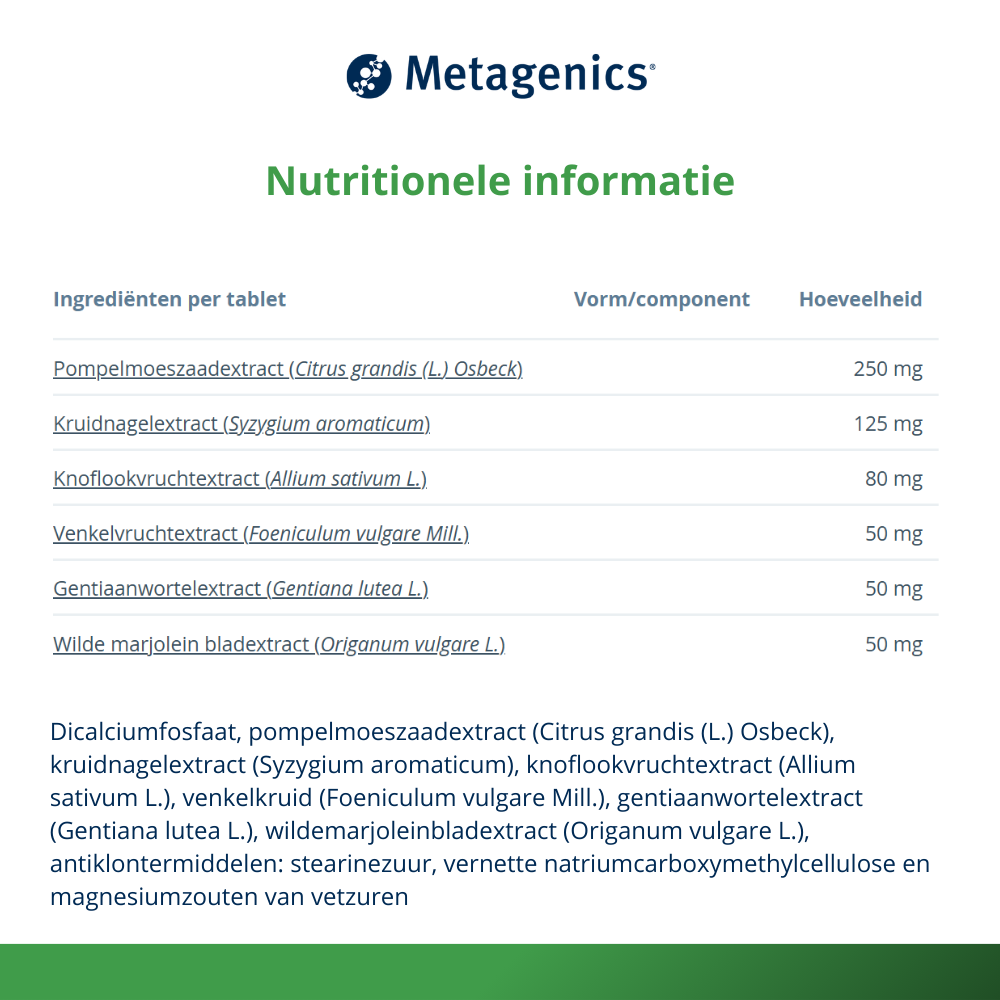 Metagenics Paracid 45 tabletten
