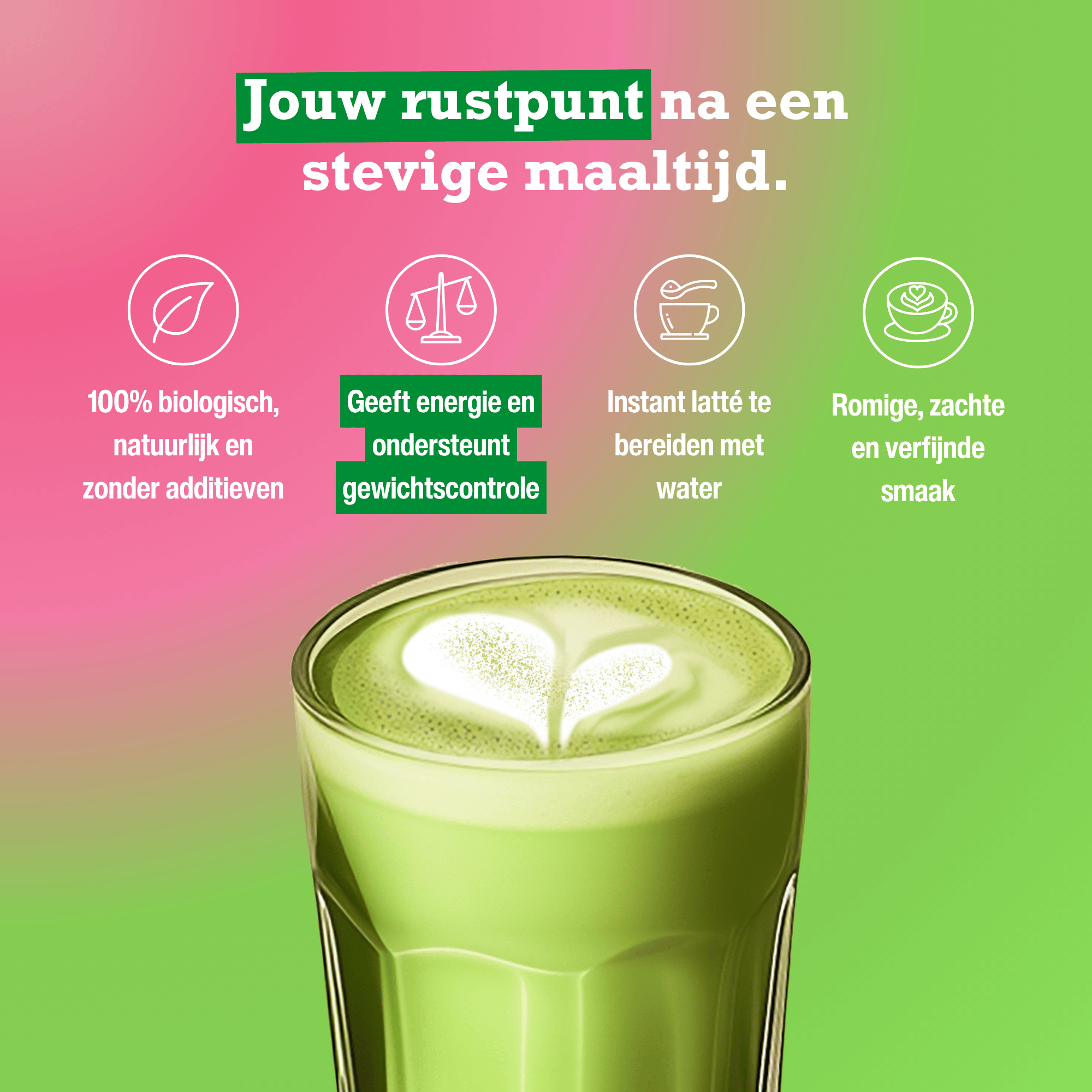 Purasana Biologische Matcha Latte