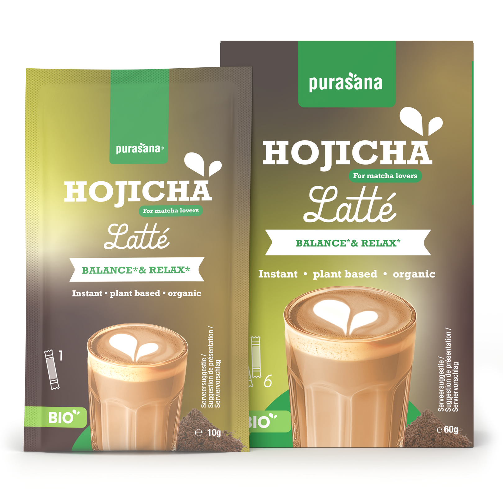 Purasana Latte hojicha bio 60 gram