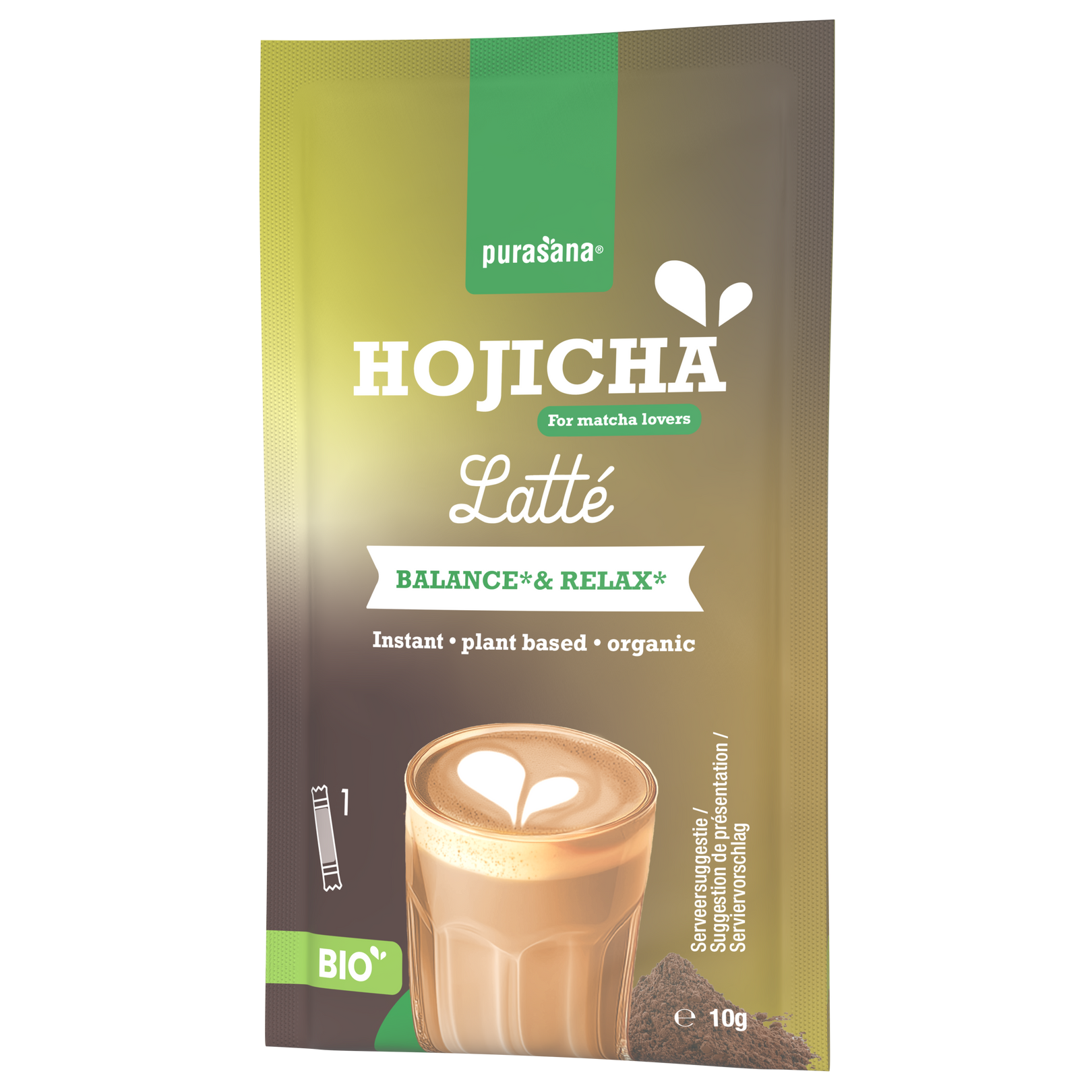 Purasana Latte hojicha bio 60 gram