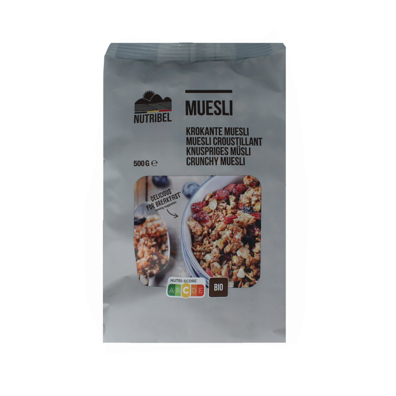 Nutribel Muesli krokant superfood bio 500 gram